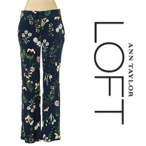 Ann Taylor LOFT Floral Print Rayon Pant- Sz. 2